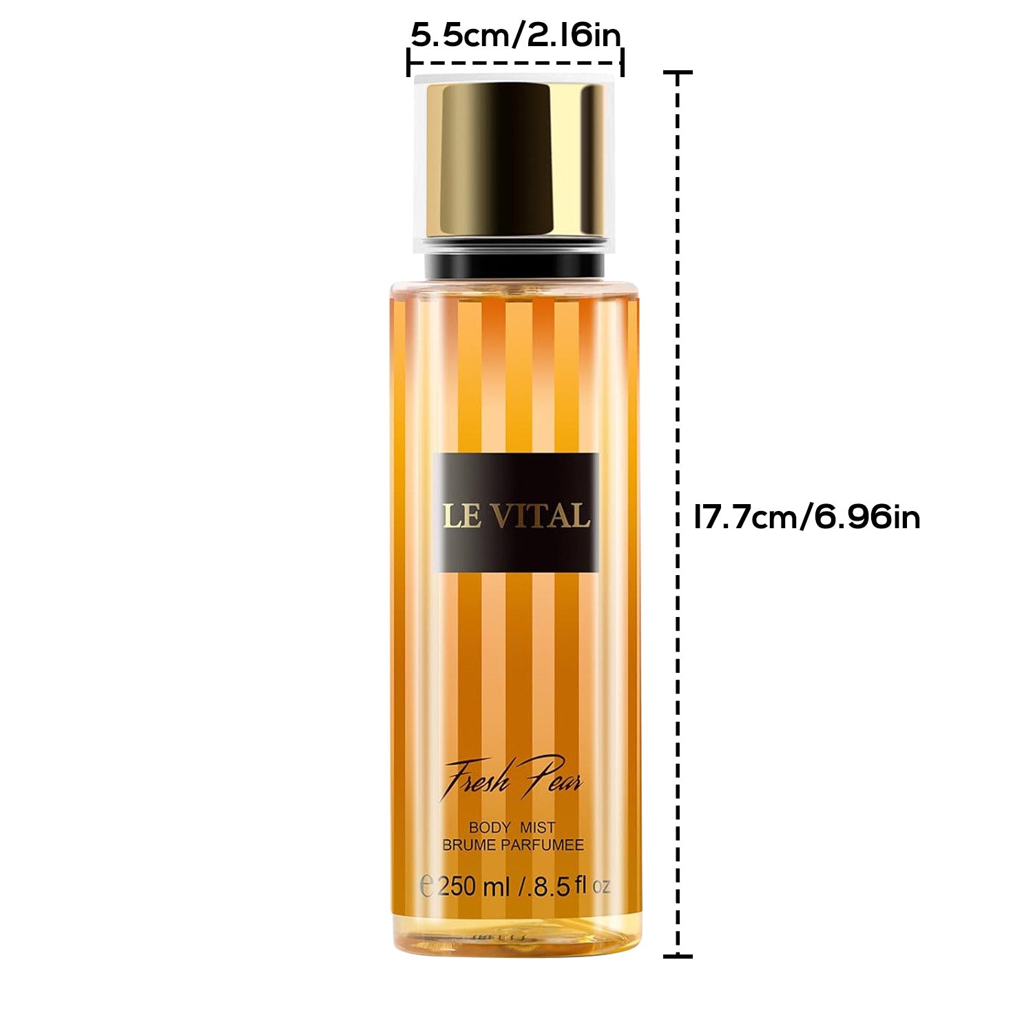 Body Mist - Golden Desire&Body Mist -Genuine Attraction&Body Mist - Allure Delight&Body Mist - Fresh Pear, 8.5fl.oz, 250ml, 12 Master